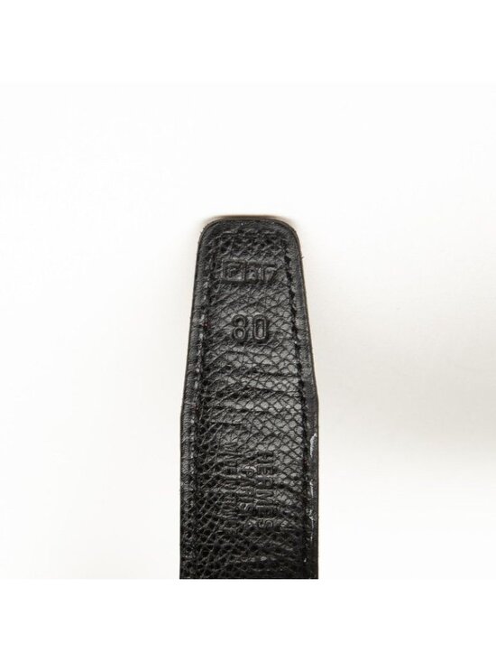 Hermes Constance Belt 80 Black Red Courchevel main image 4